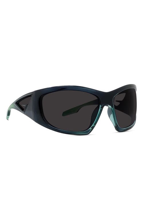 Shop Givenchy Givcut 67mm Oversize Geometric Sunglasses In Light Green/smoke Mirror