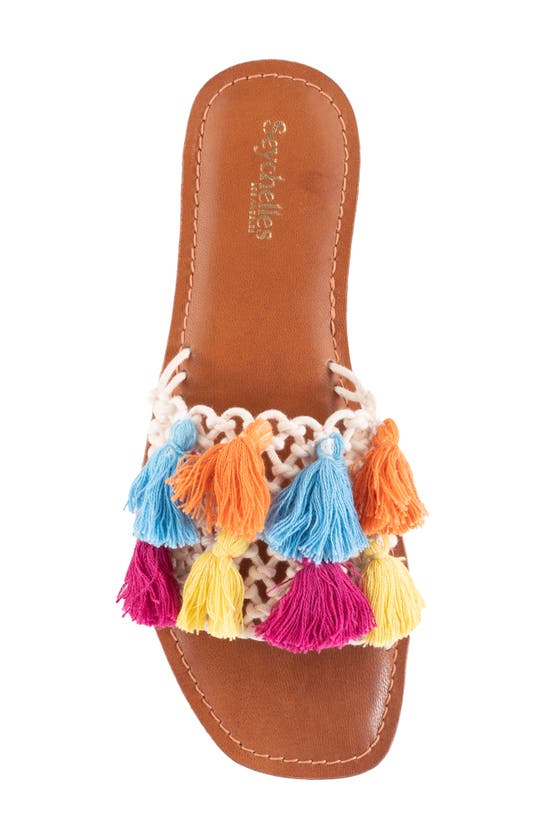 Shop Seychelles Camellia Slide Sandal In Rainbow