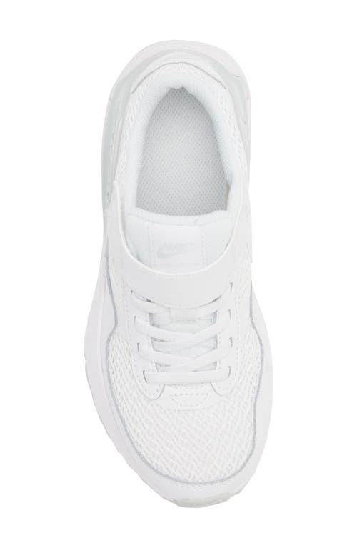 Shop Nike Kids' Air Max Systm Sneaker In White/platinum