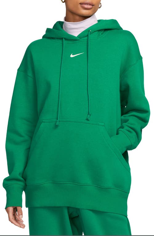 Sportswear Phoenix Oversize Fleece Hoodie in Malachite/Sail