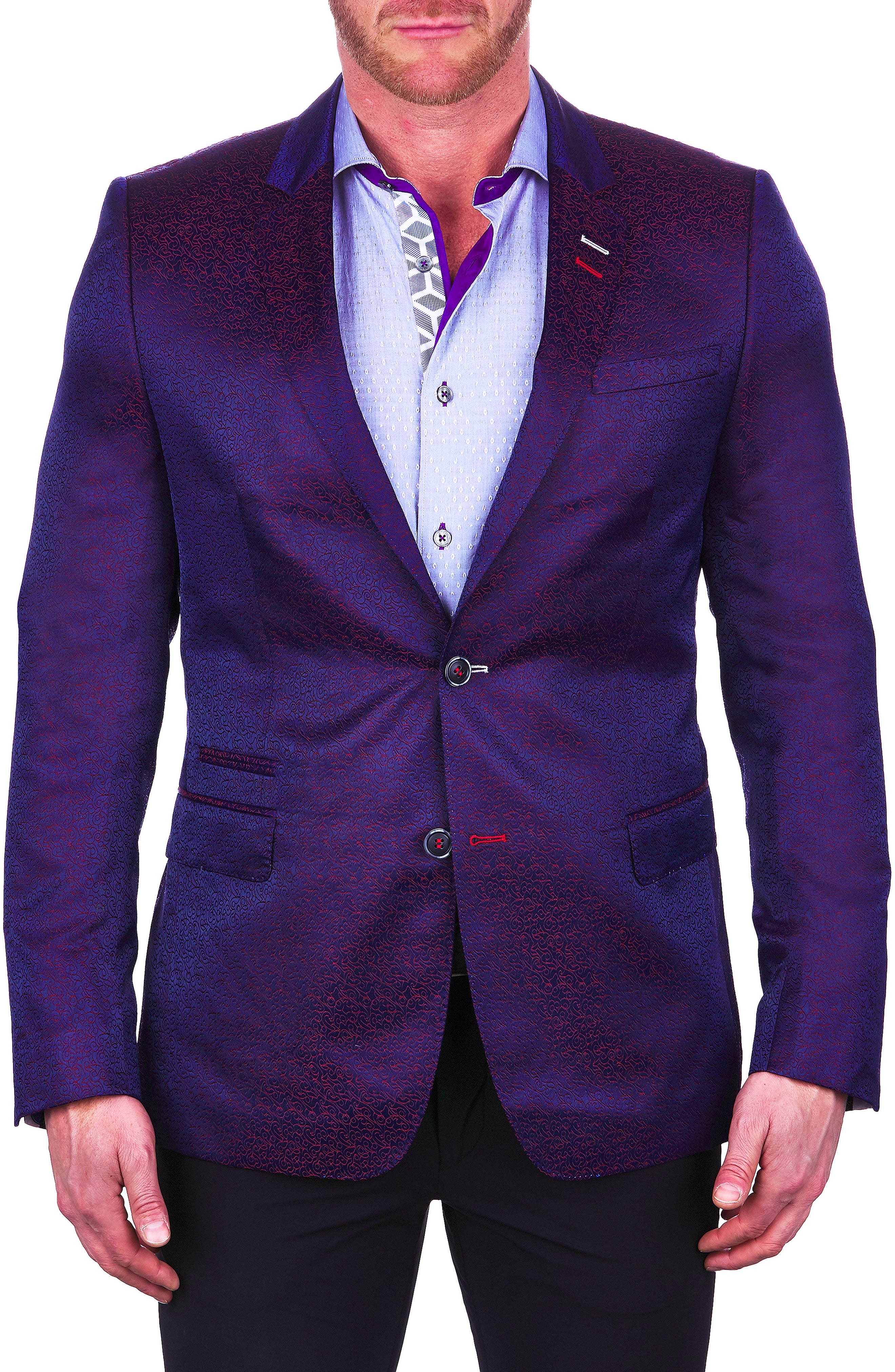 purple sports coat