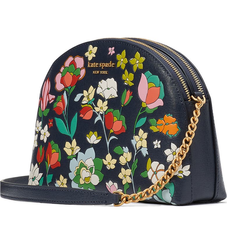 kate spade new york morgan floral embossed saffiano leather crossbody bag |  Nordstrom