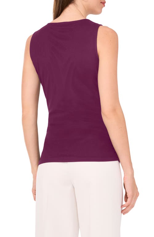 Shop Halogenr Halogen(r) Side Ruched Tank In Purple