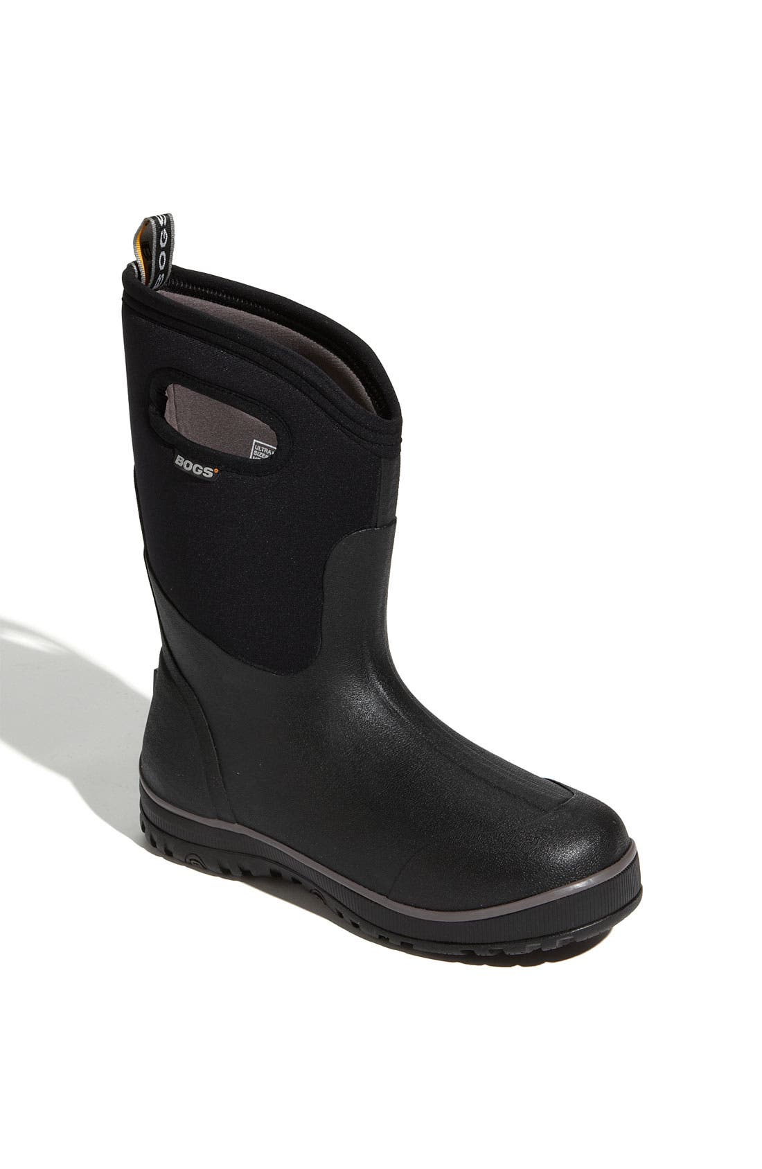 BOGS Mens Ultra High Waterproof Winter & Rain Black Boot 