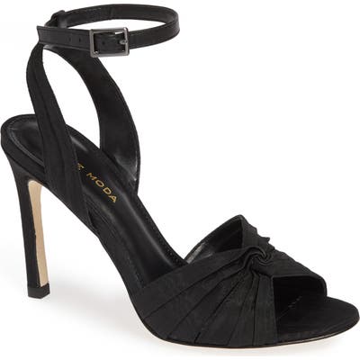 Pelle Moda Estelle Knotted Sandal, Black