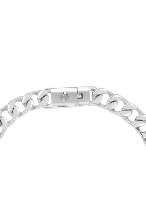 Effy White Sapphire Chain Bracelet In Silver