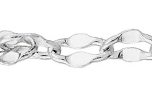 Savvy Cie Jewels Chain Threader Earrings In Silver