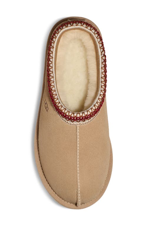 Shop Ugg(r) Tasman Slipper In Sand/dark Cherry