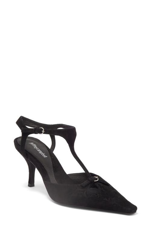 Jeffrey Campbell Petit Ankle Strap Pump Suede at Nordstrom,