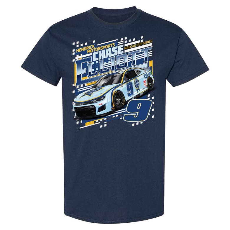 Shop Hendrick Motorsports Team Collection Navy Chase Elliott Kelly Blue Book Draft T-shirt