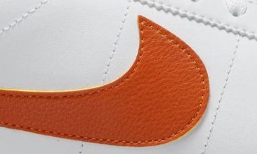 Shop Nike Cortez Sneaker In White/campfire Orange/jade