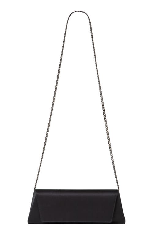 AKRIS AKRIS SMALL ANOUK EAST/WEST SILK SATIN CLUTCH