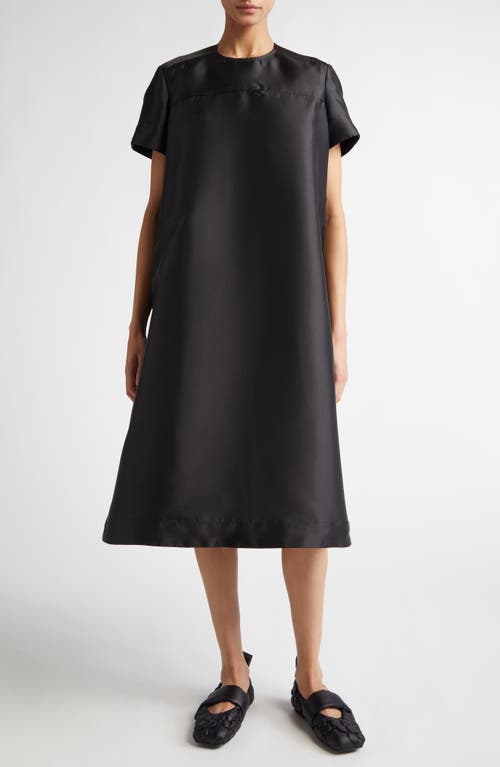 MELITTA BAUMEISTER A-Line Midi Dress in Black 