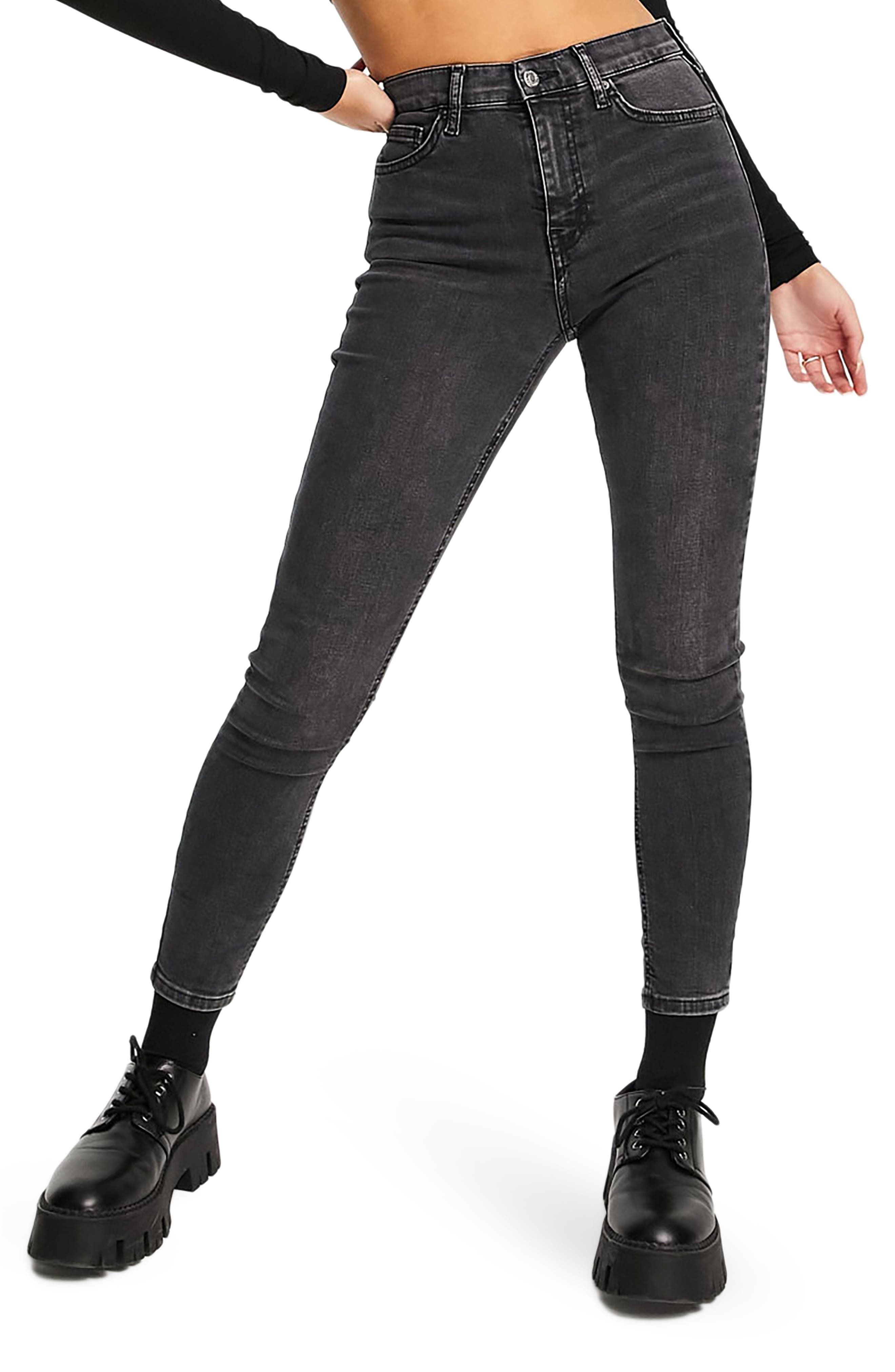 Topshop Jamie High Waist Skinny Washed 