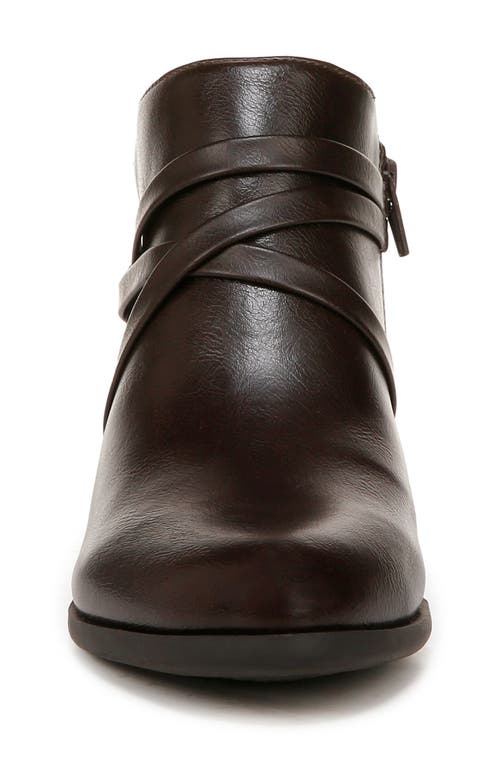 Shop Lifestride Amara Bootie In Dark Brown