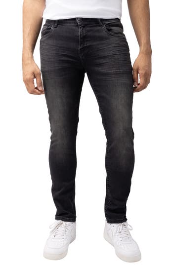Shop X-ray Xray Cultura Slim Fit Jeans In Black Wash