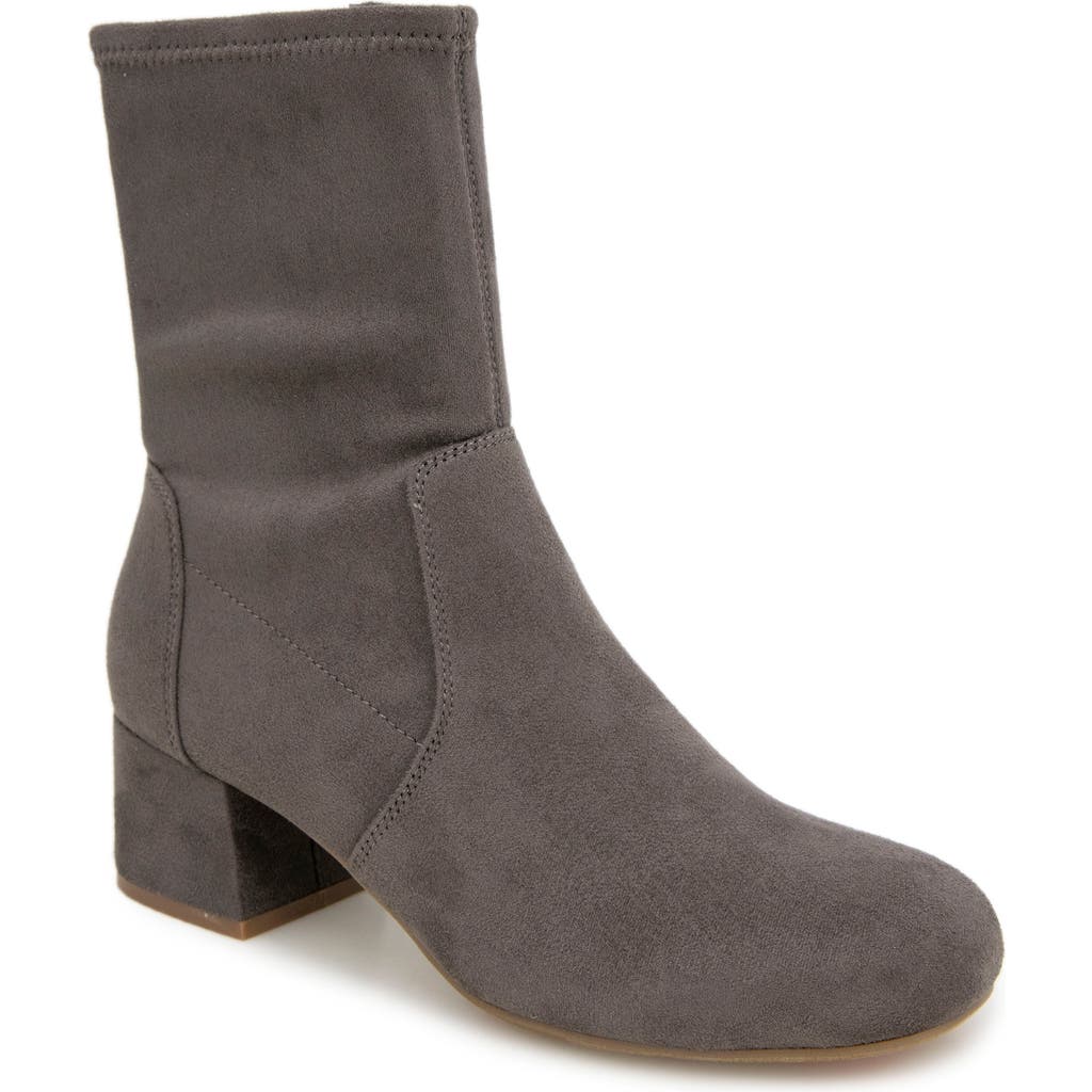 Reaction Kenneth Cole Raleigh Block Heel Bootie In Concrete Micro