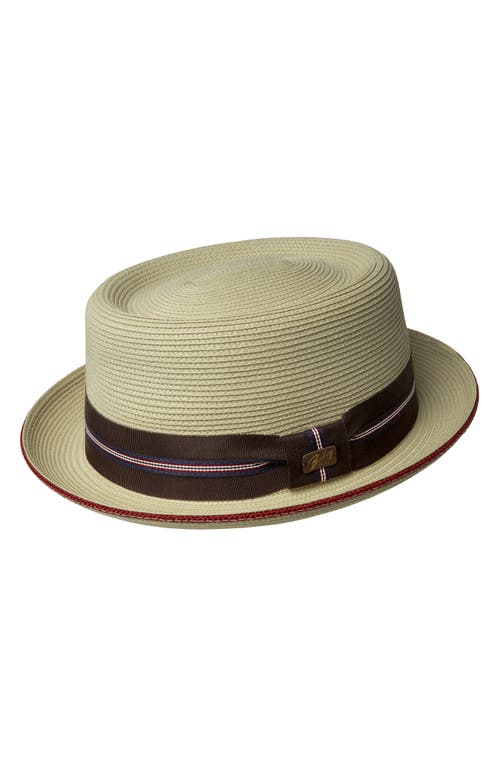 Bailey Carver Pork Pie Hat in Natural 