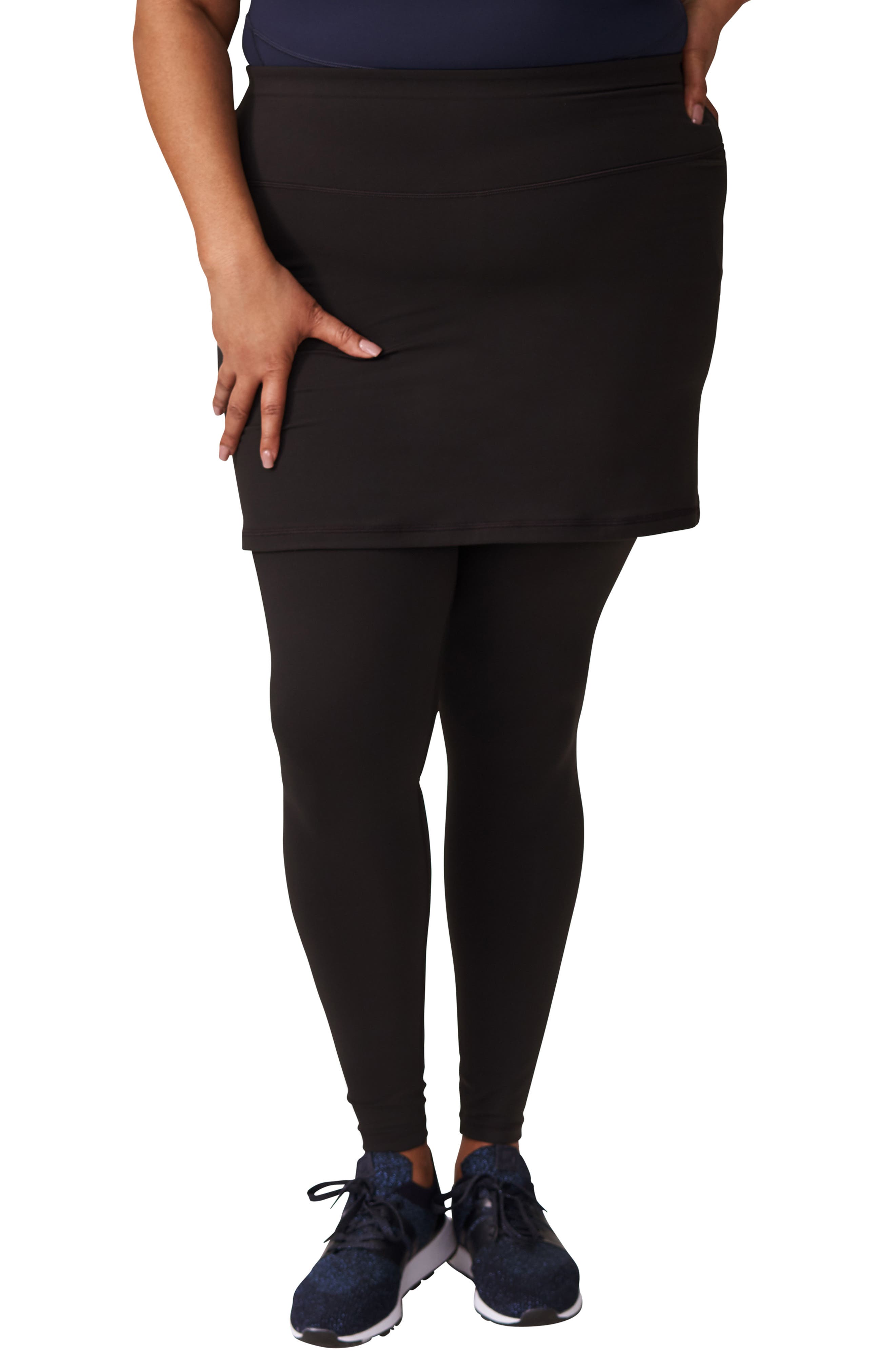 Plus Size Universal Standard Skirted Leggings, Size L (2-2) - Black