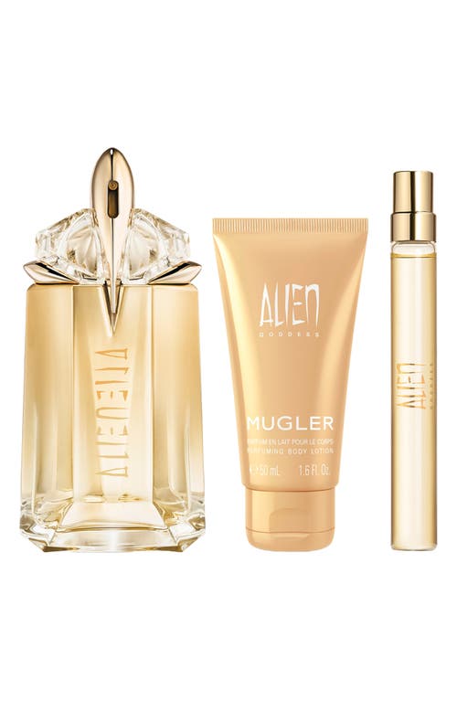 Shop Mugler Alien Goddess Eau De Parfum 3-piece Gift Set (limited Edition) $203 Value In No Color