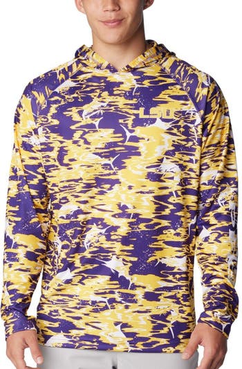 LSU Tigers Nike Dri Fit Hoodie Shirt Men's Large new with tags Free Ship