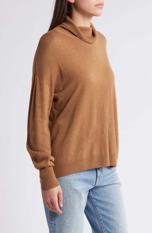 Shop Treasure & Bond Turtleneck Sweater In Brown Bear