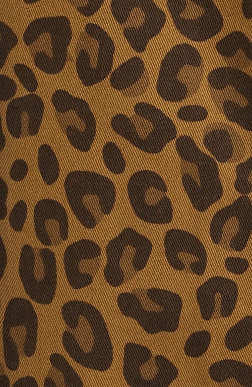 Service Works Leopard Print Front Of House Jacket In Brown