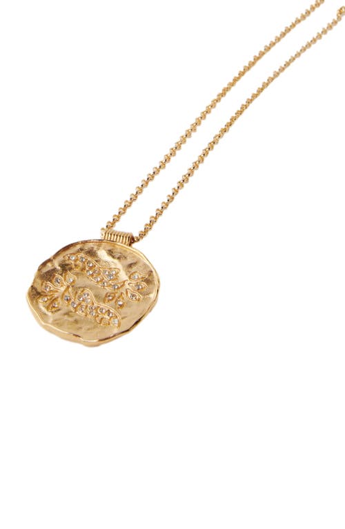 Maje Zodiac Medal In Pisces