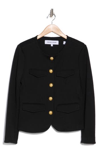 Veronica Beard Kensington Knit Jacket In Black