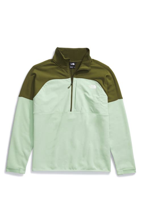 Shop The North Face Canyonlands High Altitude Half Zip Pullover In Misty Sage/forest Olive