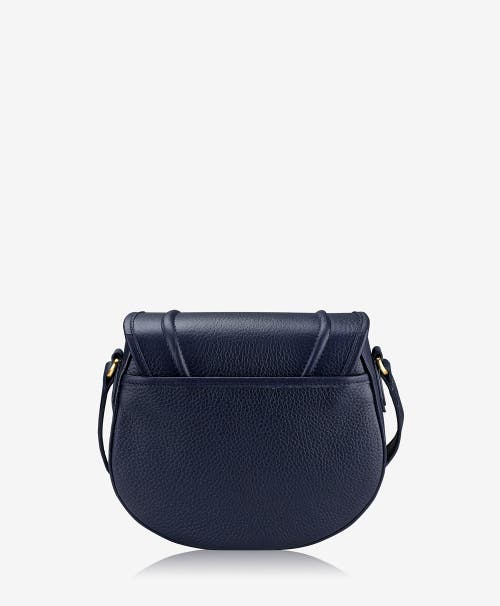 Shop Gigi New York Jenni Saddle Bag In Navy