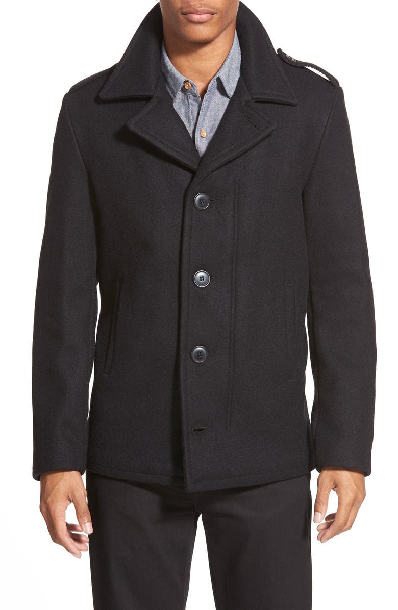 Schott NYC Slim Fit Wool Military Jacket | Nordstrom