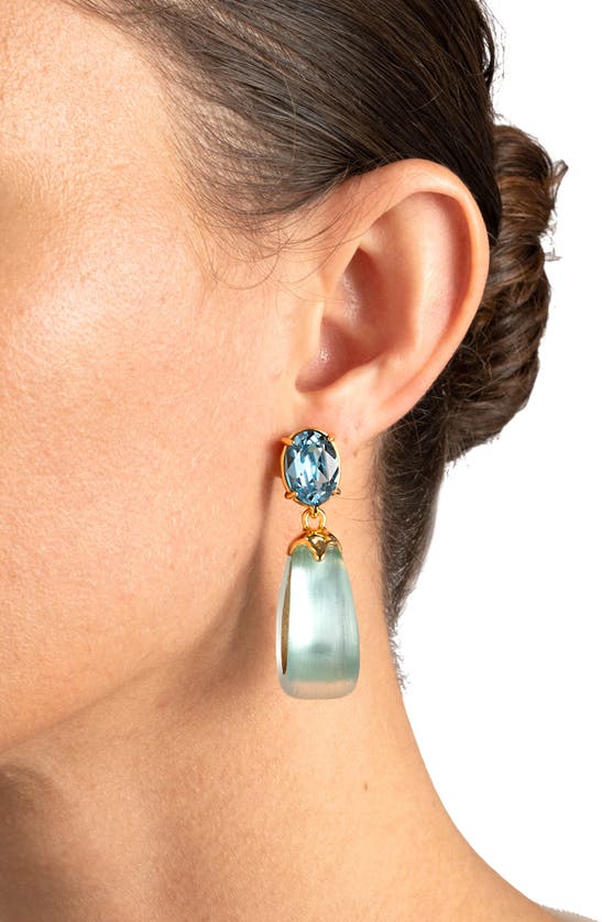 Shop Alexis Bittar Bonbon Crystal Lucite® Teardrop Earrings In Mint Green