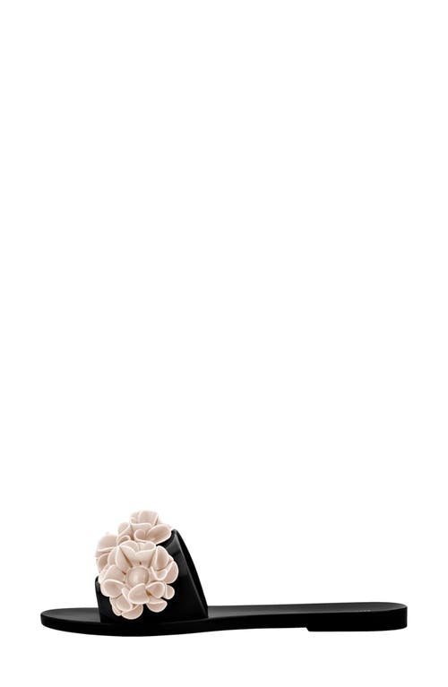 Melissa Women's Black / Brown Babe Springtime Flats - Black Beige In Beige/black