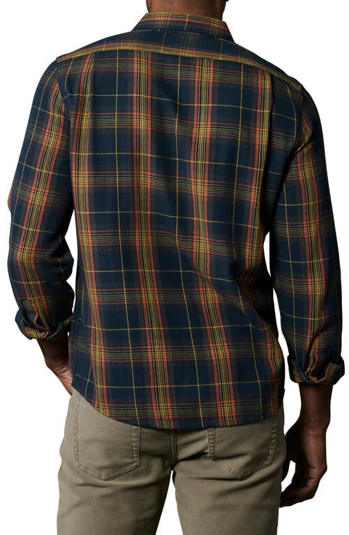 The Normal Brand Jackson Plaid Cotton Button-up Shirt In Pacific Plaid