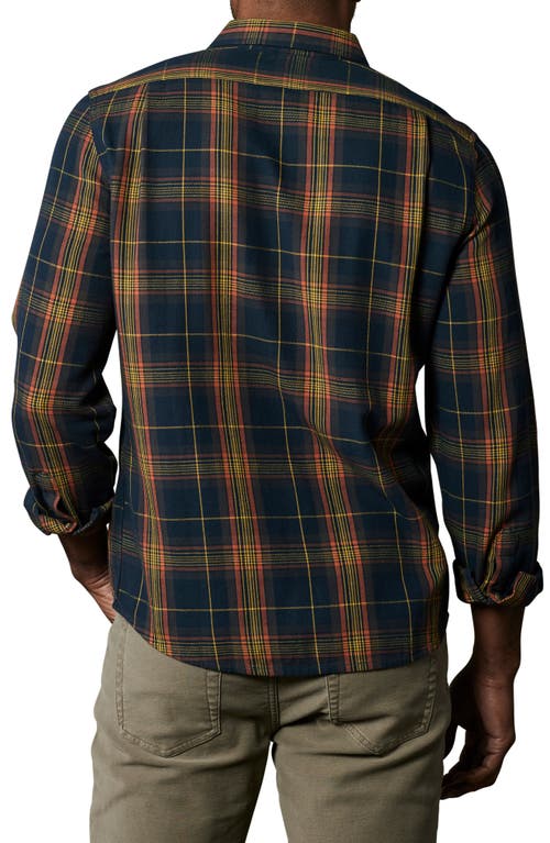 Shop The Normal Brand Jackson Plaid Cotton Button-up Shirt In Pacific Plaid