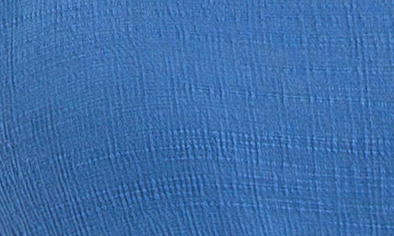 Shop Max Studio Crinkle Side Tie T-shirt In Cobalt