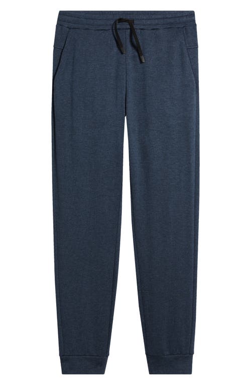 Shop Zella Peak Lux Joggers In Navy Eclipse