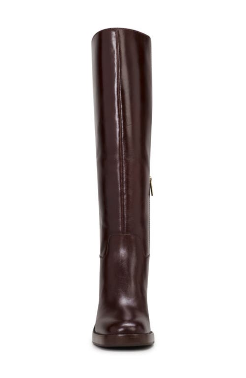 Shop Vince Camuto Gibi Knee High Boot In Dark Mahogany