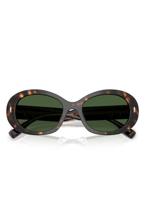 TORY BURCH TORY BURCH 53MM OVAL SUNGLASSES