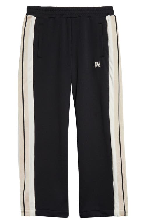 Shop Palm Angels New Monogram Track Pants In Black Off White