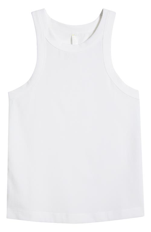 Zella Go-to Rib Performance Tank In White