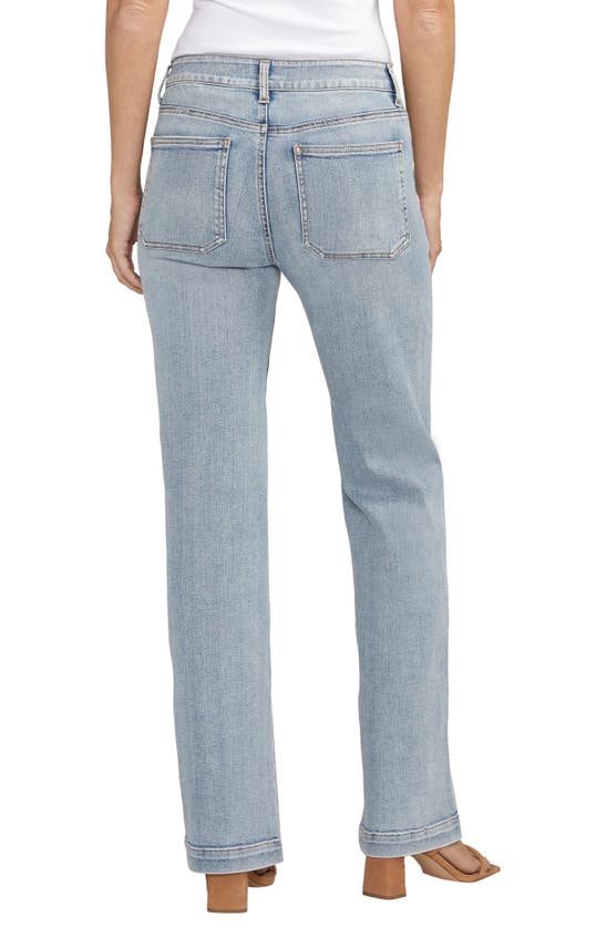 Shop Silver Jeans Co. Suki Curvy Mid Rise Wide Leg Trouser Jeans In Indigo