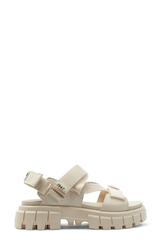 Palladium Revolt Mono Platform Sandal In Sand