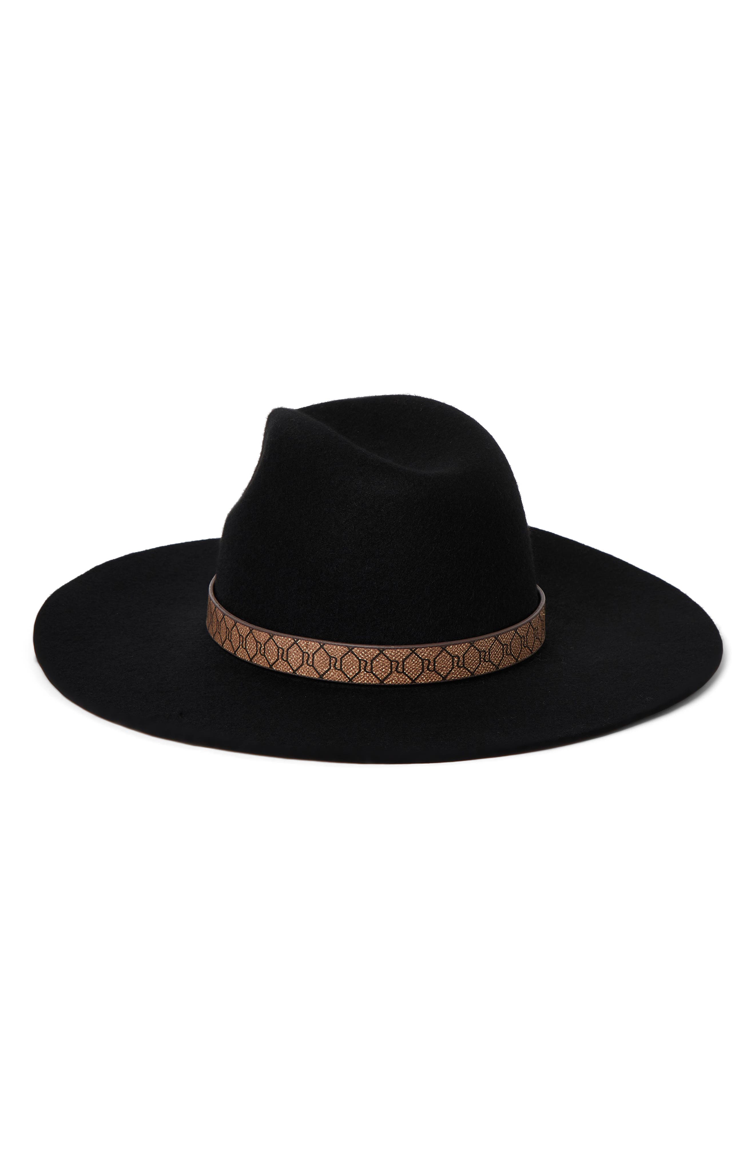 River Island Logo Banded Fedora | Nordstrom