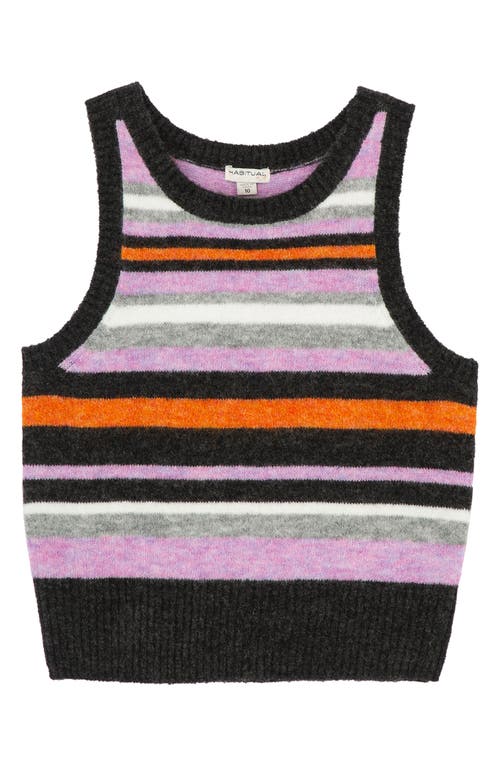 Habitual Kids Kid's Stripe Sweater Vest in Multi at Nordstrom, Size 14