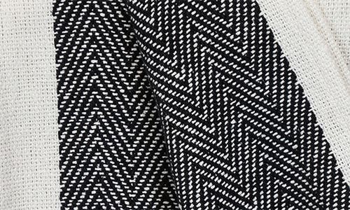 Parkland Collection Archee Fringe Throw Blanket In Black