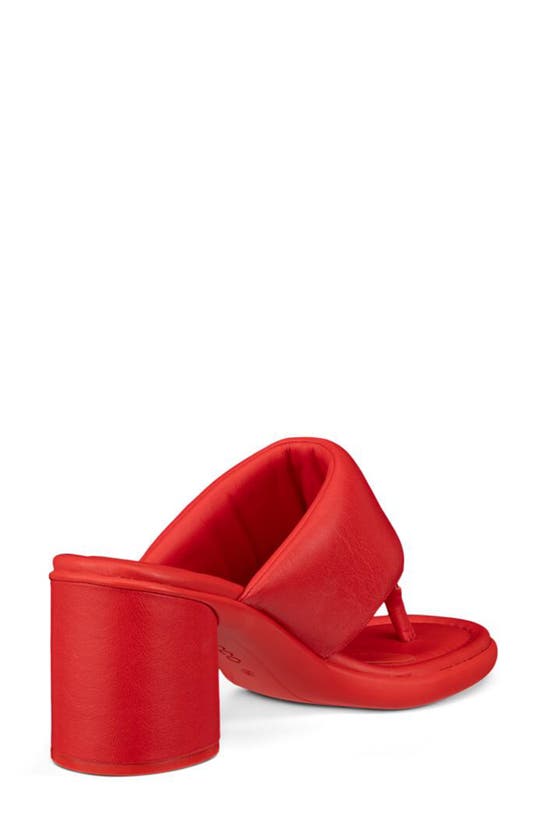 Shop Ecco Sculpted Lx Slide Sandal In Scarlet