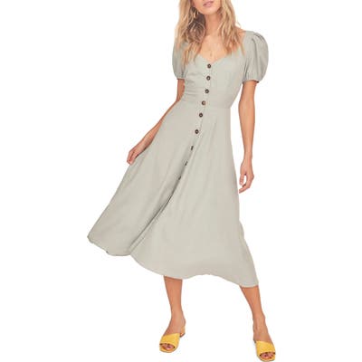 Astr The Label Pippa Midi Dress, Green