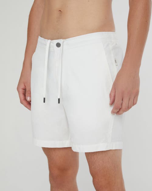 Shop Onia Calder 6e Swim Trunk In White